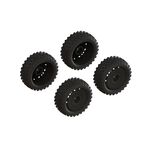 dBoots '2-HO' Glued Tire Set, Black (2 Pairs)