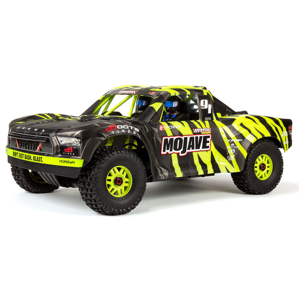 ARA7604V2T1 1/7 MOJAVE 6S V2 4WD BLX Desert Truck with Spektrum Firma RTR, Green/Black