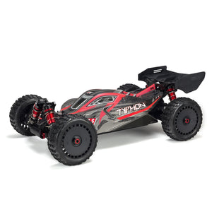 Arrma 1/8 TYPHON 6S V5 4WD BLX Buggy with Spektrum Firma RTR, Black