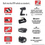 Arrma 1/8 KRATON 6S BLX 4X4 EXtreme Bash Speed Monster Truck RTR, Black