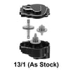 Injora Aluminum Complete Transmission for 1/18 Redcat Ascent-18