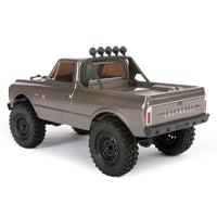 AXI00001T2 1/24 SCX24 1967 Chevrolet C10 4WD Truck Brushed RTR, Silver