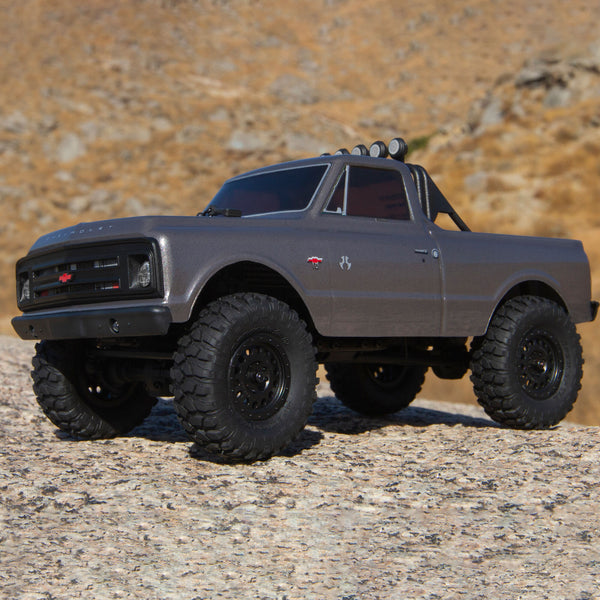 Axial 1/24 SCX24 1967 Chevrolet C10 4WD Truck Brushed RTR, Silver
