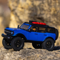 AXI00006T3 1/24 SCX24 2021 Ford Bronco 4WD Truck Brushed RTR, Blue