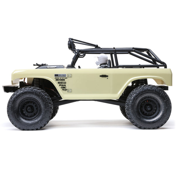 AXI03025T2 1/10 SCX10 II Deadbolt 4WD Brushed RTR, Tan