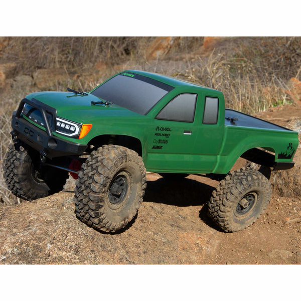 AXI03027T2 1/10 SCX10 III Base Camp 4WD Rock Crawler Brushed RTR, Green