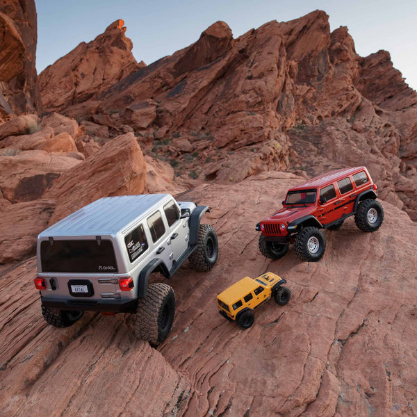 Axial 1/6 SCX6 Jeep JLU Wrangler 4WD Rock Crawler RTR: Silver