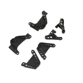 AXI231017 Shock Towers & Panhard Mounts, FR/RR: SCX10 III