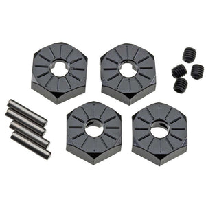 Axial Aluminum Hub Narrow 12mm Black (4)