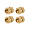 Injora 4PCS Brass Wheel Hex Hub +5mm Extenders for Axial SCX24 AX24