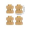 Injora 4PCS Brass Wheel Hex Hub +5mm Extenders for Axial SCX24 AX24