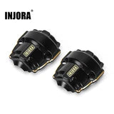 Injora Brass Front Rear Diff Covers for 1/18 Redcat Ascent-18 (ASC18-07)