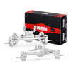 INJORA +5mm Diamond Portal Axles for 1/18 TRX4M Silver Front & Rear
