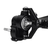 INJORA +5mm Diamond Portal Axles for 1/18 TRX4M Black Front & Rear