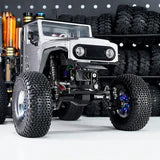 INJORA +5mm Diamond Portal Axles for 1/18 TRX4M Black Front & Rear