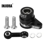 INJORA Aluminum Servo Saver Set for Arrma Mojave Typhon Granite Grom Losi Nascar-INJS11  Servo w/ Servo Saver