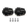 INJORA  Black Coating Brass Diff Covers for 1/32 Redcat Ascent-32 (ASC32-07) 2 pcs.