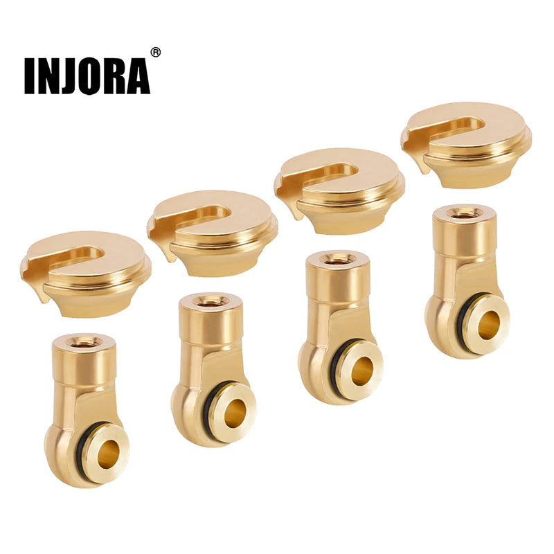 INJORA 4PCS Lower Spring Retainer Shock Rod Ends for INJORA TRX4M Shoc ...