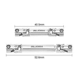 INJORA Stainless Steel Drive Shaft for SCX24 C10 JLU Bronco Base Camp 4Runner (40.5mm/52.6mm) (Copy)