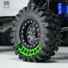 INJORA Silicone Rubber Inserts for 1.3" 64*24mm Tires (1365) Green (Soft)