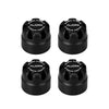 Injora M2.5 Wheel Lock Nuts with Aluminum Cap for 1/18 TRX4M Black