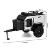 INJORA Off-Road Camping Trailer for 1/18 1/24 RC Crawlers TRX4M SCX24 Silver