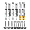 INJORA LS 55mm Aluminum Oil Shocks for 1/18 TRX4M (Silver)