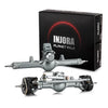 INJORA V1 +4mm Planet Axles with Double Joint Shafts for 1/24 SCX24 Titanium Front/Rear