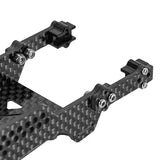 INJORA  Universal LCG Chassis Kit for 1/18 TRX4M Upgrade (Carbon Fiber)