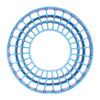 Injora Silicone Rubber Inserts for 2.2" (132-134mm 5.25" OD) Tires (2202) Blue (Soft)