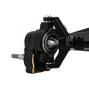 INJORA +5mm Diamond Portal Axles for 1/18 TRX4M Black Front & Rear w/ Brass Steering Knuckles