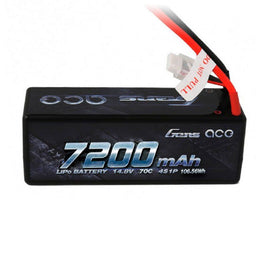 GEA72004S70D 14.8V 7200mAh 4S 70C LiPo: Deans