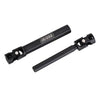 INJORA Steel Front Rear Center Drive Shafts for SCX24 C10 JLU Bronco Base Camp 4Runner (Black)