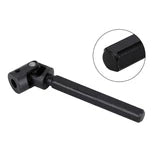 INJORA Steel Front Rear Center Drive Shafts for SCX24 C10 JLU Bronco Base Camp 4Runner (Black)