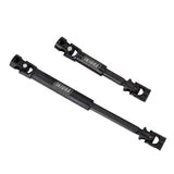 INJORA Steel Front Rear Center Drive Shafts for SCX24 C10 JLU Bronco Base Camp 4Runner (Black)