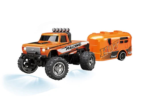 RC-Pro 1:64 R/C Truck with Trailer With APP control HG4-306 (Orange)