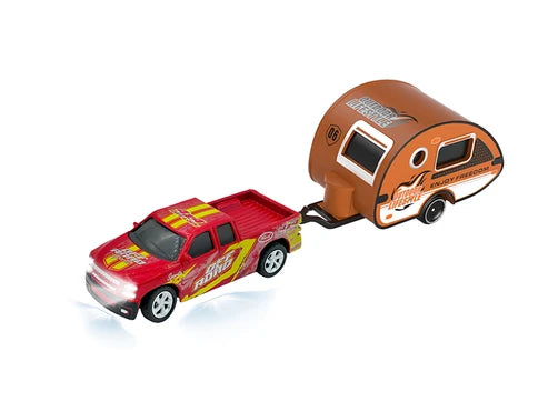RC-Pro 1:64 R/C truck with trailer With APP control HG4-472 (Red)
