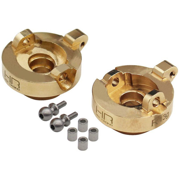 Hot Racing Brass Front Steering Knuckle AW SCX24 AX24