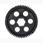 Hot Racing CNC Steel Main Gear 0.5 module 59 Tooth Arrma Grom