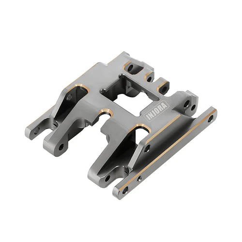 INJORA 53g/Pcs Brass Skid Plate Transmission Mount For 1/18 TRX4M (4M-67)-Brass Titanium