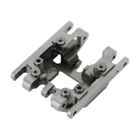 INJORA 53g/Pcs Brass Skid Plate Transmission Mount For 1/18 TRX4M (4M-67)-Brass Titanium