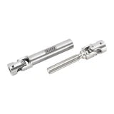 INJORA Stainless Steel Drive Shafts for 1/18 TRX4M Defender Bronco (4M-18)