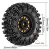 INJORA 87g Brass Swamp Claw 70*27mm S5 Mud Terrain 1.3" Wheel Tires Set for 1/18 1/24 RC Crawler Car