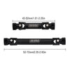 INJORA Steel Front Rear Center Drive Shafts for SCX24 C10 JLU Bronco Base Camp 4Runner (Black)
