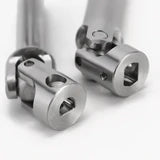 INJORA 1 pcs Stainless Steel Drive Shaft for 1/18 TRX4M Mods 58-76mm. (Rear of Defender Bronco)