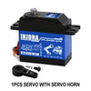 INJORA INJS035 35KG Large Torque Waterproof Metal Gear Digital Servo for RC Model - 35KG 270 Degree with Arm