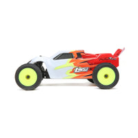 Losi 1/18 Mini-T 2.0 2WD Stadium Truck Brushed RTR, Red/White