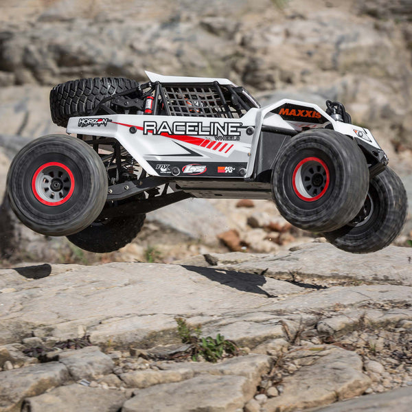 Rock Racing Rx1 LOS05016V2T1 1/6 Super Rock Rey V2 4WD Rock Racer Brushless RTR, White ...