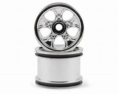RPM "BULLY" 1/18th Scale Truck Wheels (Front for the MINI-T) Chrome