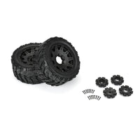 Pro-Line 1/6 Masher X HP BELTED F/R 5.7” Tires MTD 24mm Blk Raid 8x48 Hex (2)